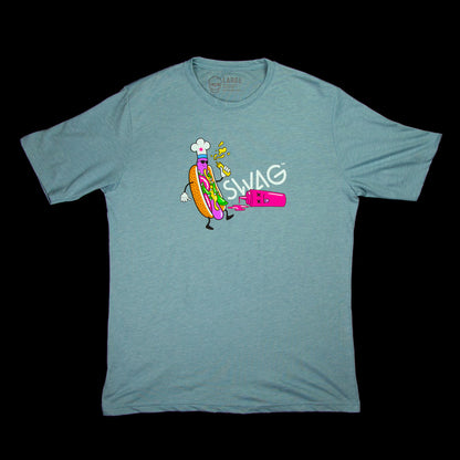 Funky Neon Chicago Dog Shirt