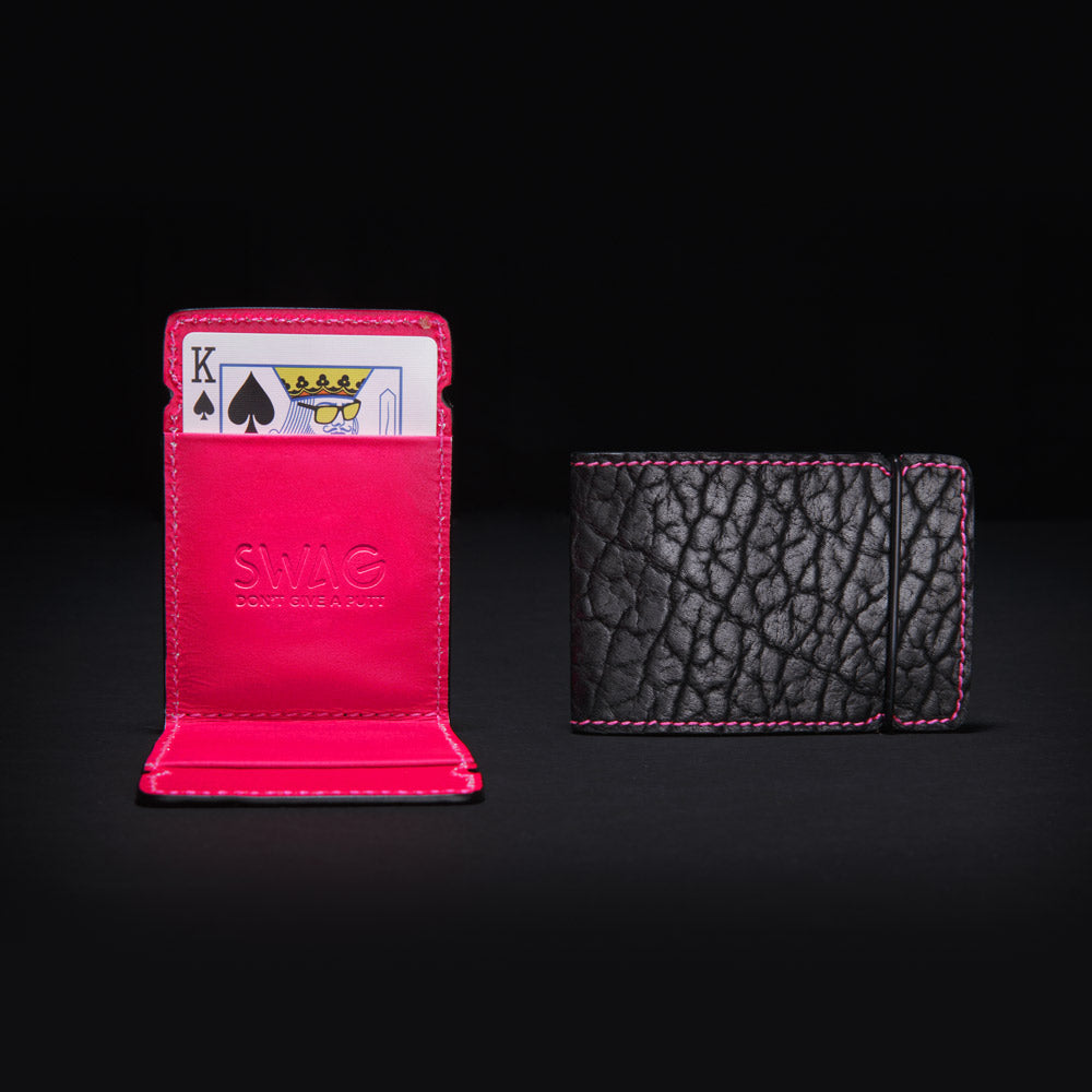 Cash Cover Neon Pink & Black