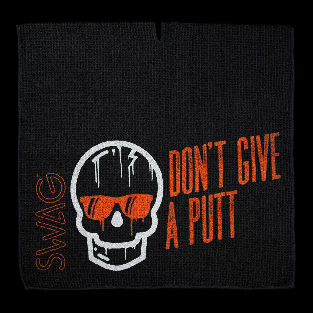 Dripping Skull Don't Give A Putt Towel
