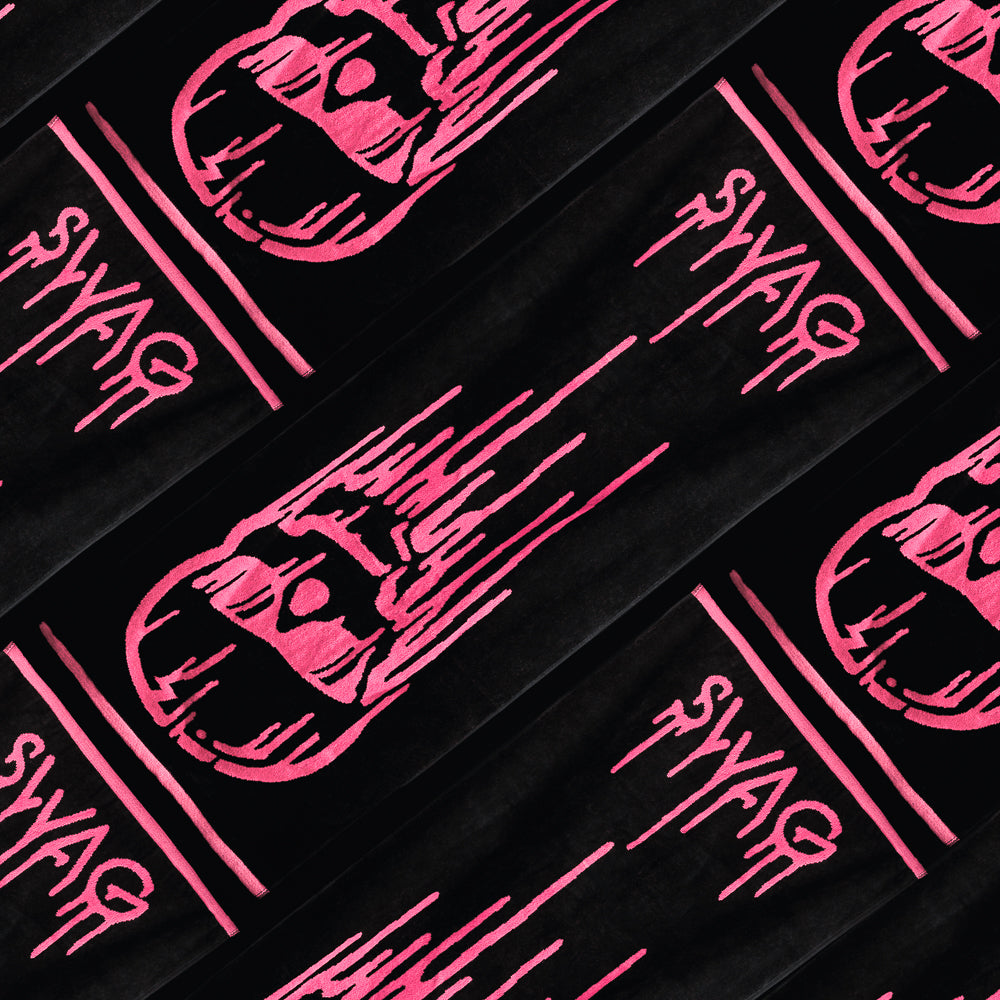 Swag store pink skull towel