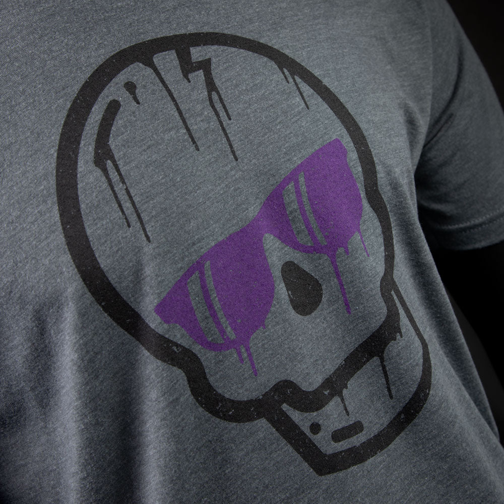 Deep Purple Dripping Skull Shirt