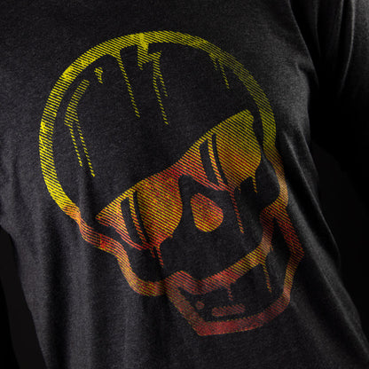 Flamin' Hot Dripping Skull Shirt