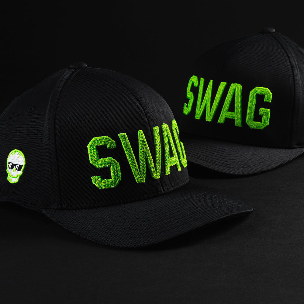 Swag x G/FORE Flexfit 110 Black & Lime Cap – Swag Golf Co
