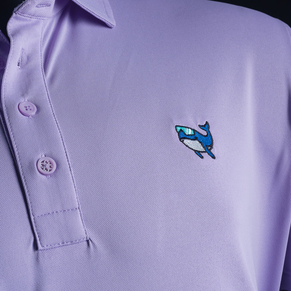 G/FORE Purple Whale Polo