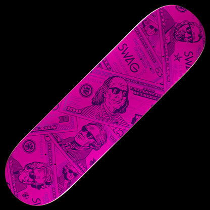 Stacked Bills Skateboard Deck