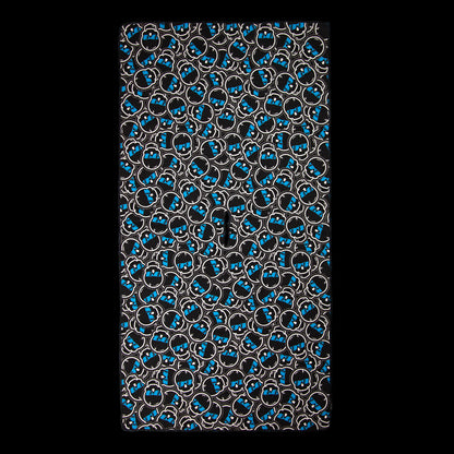 Blue Stacked Skull Towel