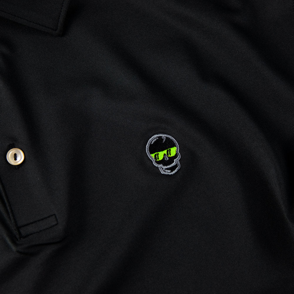 Ecto Green Skull Polo