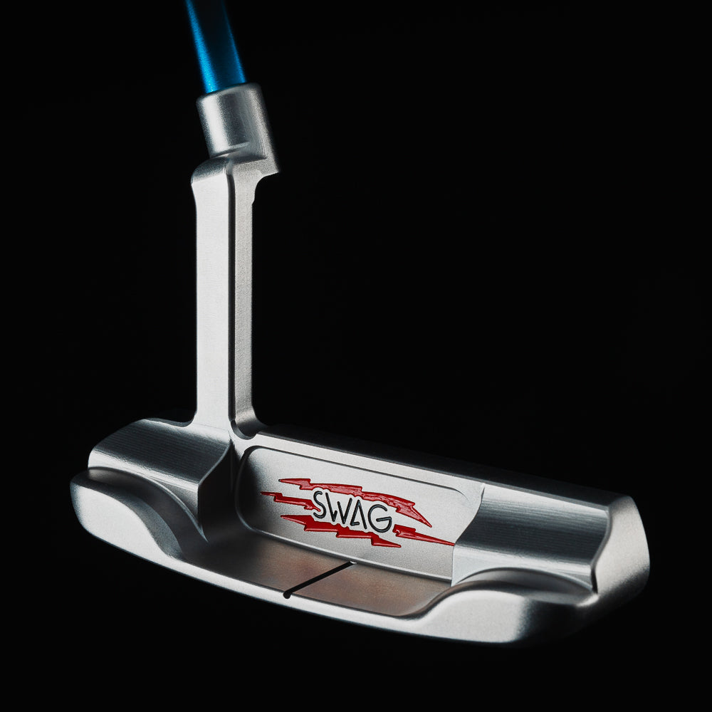 Swag Panther 303 stainless steel blade golf putter made in the USA.