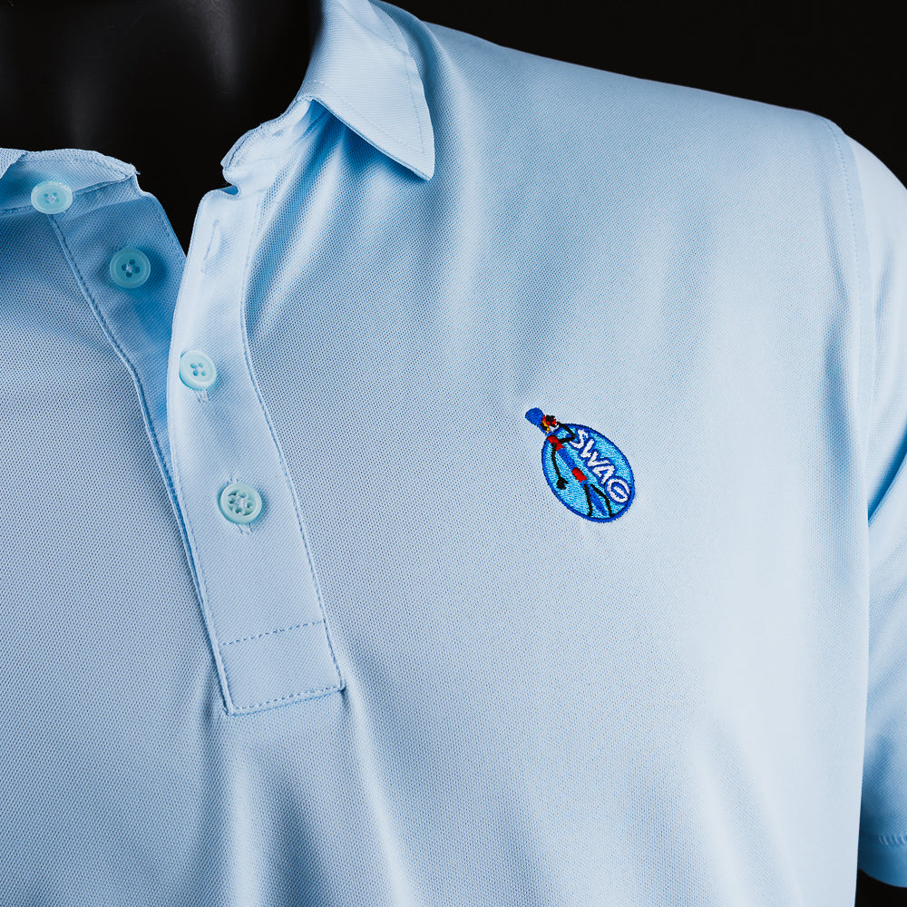 G/FORE Blue Tee Party Polo