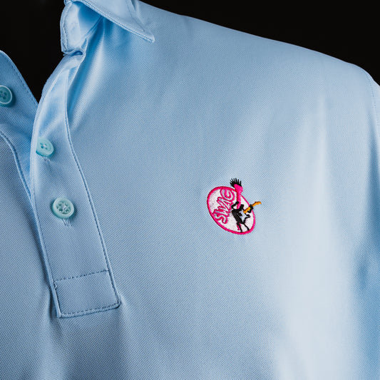 G/FORE Pink Tee Party Polo
