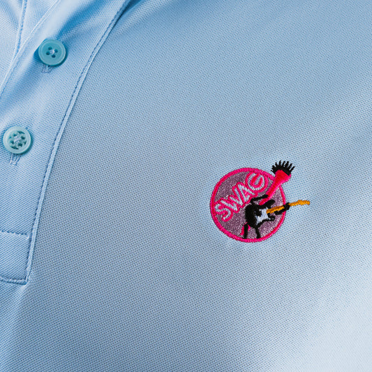 G/FORE Pink Tee Party Polo