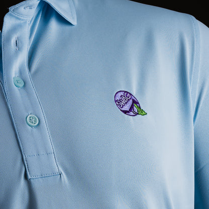 G/FORE Purple Tee Party Polo