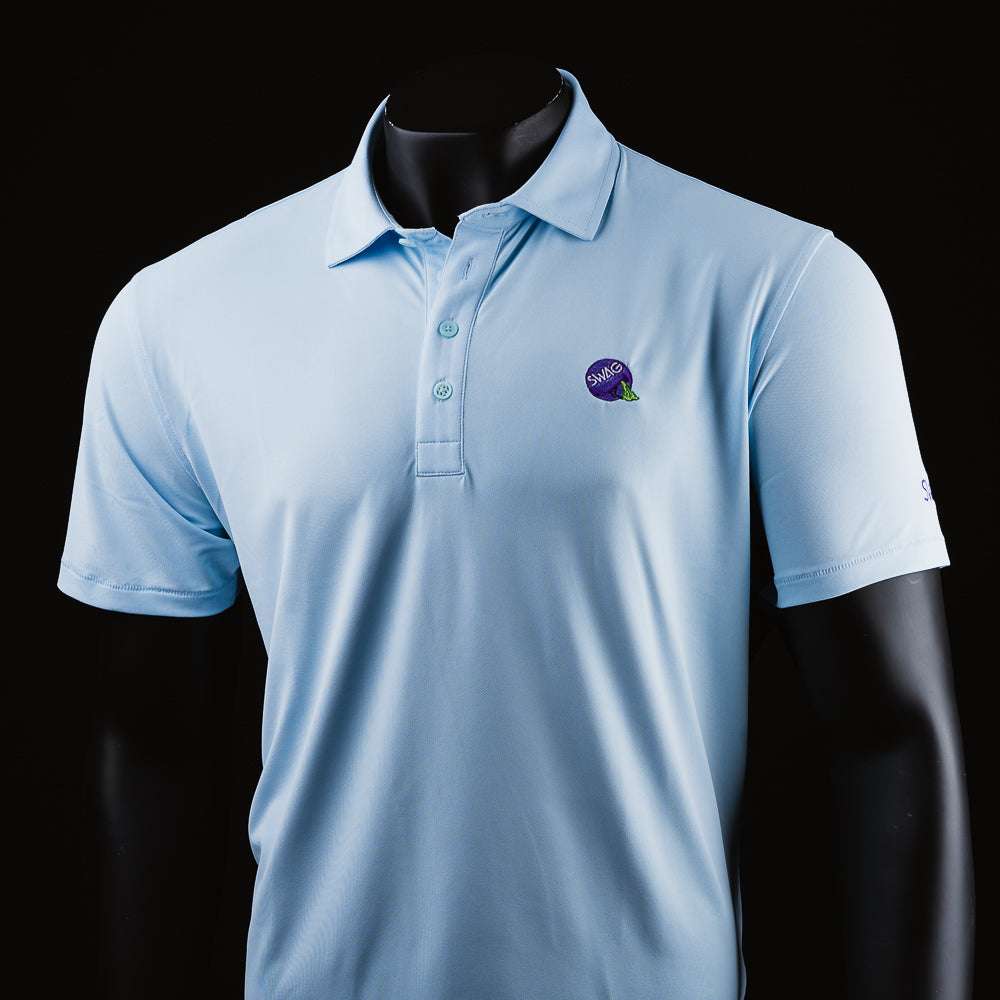 G/FORE Purple Tee Party Polo