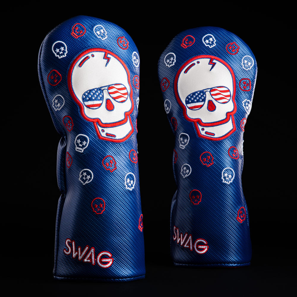 USA Skull Driver Cover – Swag Golf Co