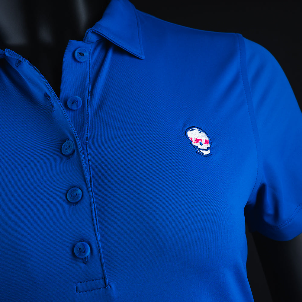 Women's Blue Skull Polo