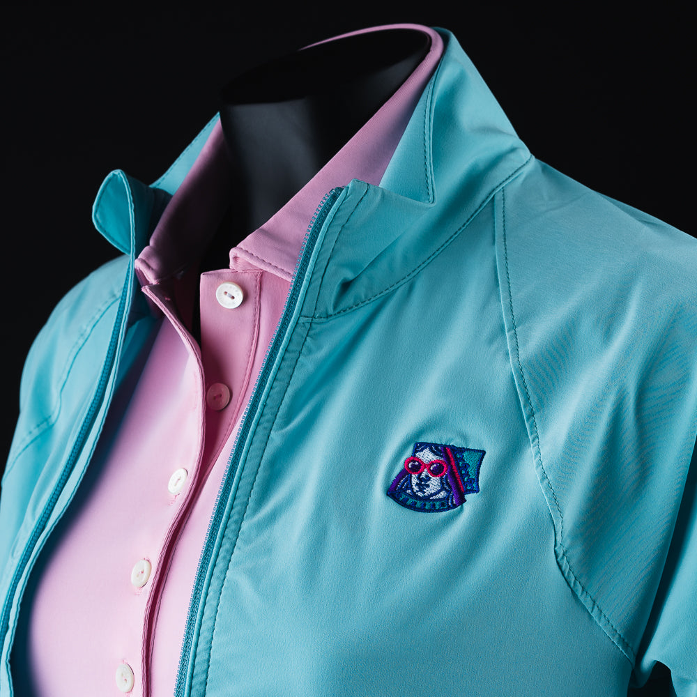 Women's Teal Queen of Swag Full-Zip Jacket